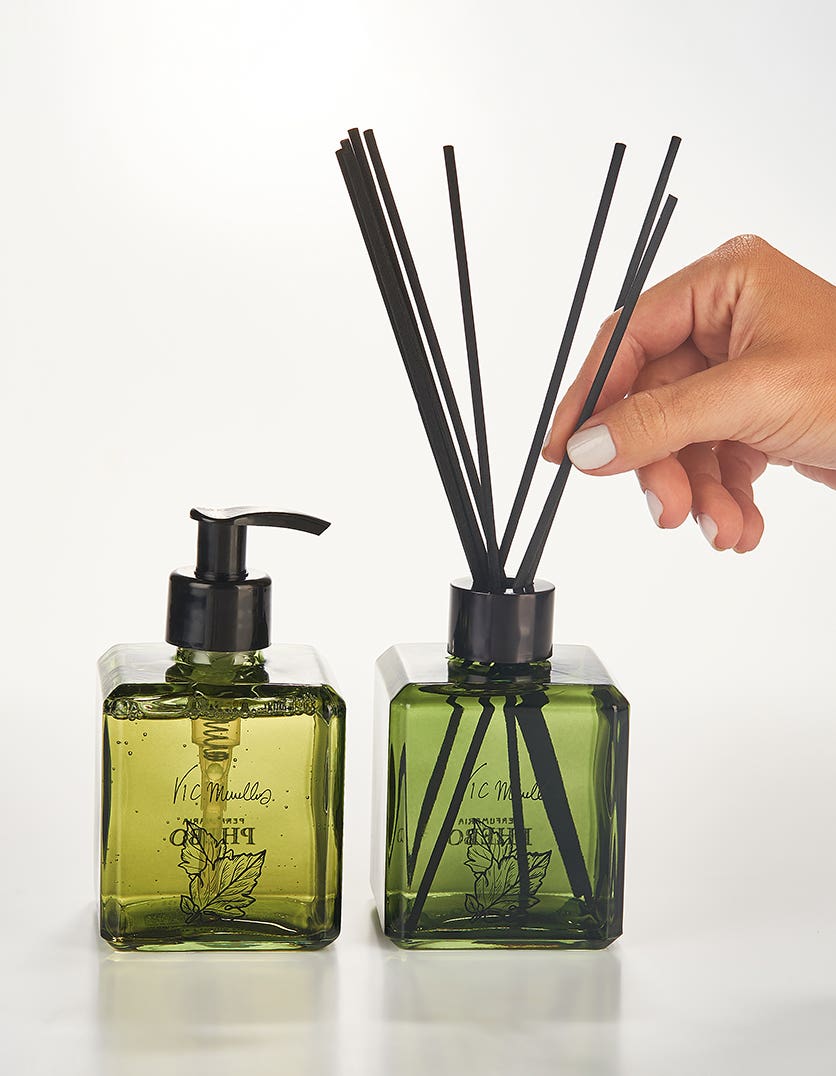 Kit Difusor de Ambientes 250ml + Sabonete Líquido Phebo Jardim Siciliano 240ml